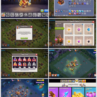 COMBO OFFERS COC + BS | TH10-MAX  | 21796 TROPHIES | 4-MAX BRAWLERS | FREE RENAME | 114 SKINS | 205 PINS | 100 SPRAYS |  - Image 3
