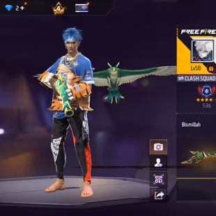 FF267|Lv58/223 Weapon (52 Mythic)/189 Costume (7 Mythic)/32 Emote (12 Mythic)/PARACHUTE 34 (2 Mythic)/28 Backpack (12 My - Image 1