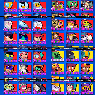 RAREST 99k TROPHIES 🌟 LUXURY SKINS | STAR SHELLY 🌟99 MAX POWER BRAWLER | 99 BRAWLER UNLOCK | 97 HYPERCHARGE | 483 SKIN - Image 5