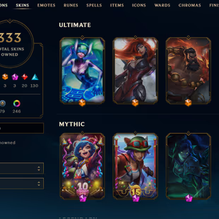SEVER [ LAS ] -548 LVL  - PLAT III - 333 SKINS - FULL CHAMP [ 98230 BE - 14 RP ] - FULL ACCESS - Image 2