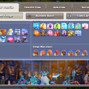 🔥EPIC EQUIPMENT SB-MAX!FB-MAX!GG-26!EB-26🔥XP 228!TH 18 NEAR MAX!HERO-80-105-72-80-55!VERY STRONG DEFENCE!GREAT TROOPS - Image 4