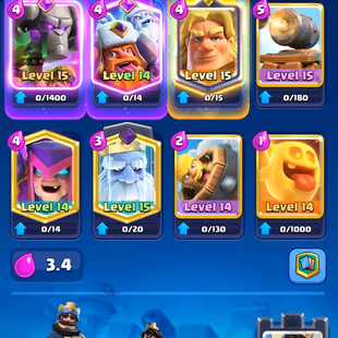 PREMIUM🔥Lv14MAX 115💎ARENA 23 [] 47 ELITES [] 25 EVO [] 9000 TROPHIES [] XP68 [] KT15 [] 15 SKINS [] 175 EMOTES [] INST - Image 8