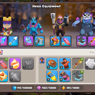 🔥Scenery Account🔥 || Th18 || Good Equipment || Heroes 77-79-52-52-32 || High Walls || 6 Builders || Nc Available - Image 5