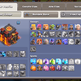 TH 10 !! FULL MAXED !! Germany Local !! 3 Epic Equipment !! Namechange 1000 !! 1300 Gems !! Magic Items - Image 3