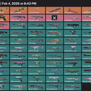 EU / Inactive 350 Days / 8 Knives / Reaver Karambit / Firefly RGX 11z Pro / Blade RGX 11z Pro / Phantom Glitch Pop - Image 2