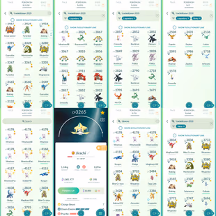 Level 80 -25 legend iv100-130 pass-7115 Coins-1563 legend-592 Hundo-1697 shiny-156 Shundo-179 Costume-73 3move pvp-1150  - Image 7