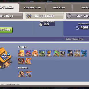 💖[ PREMIUM TH16 MAXED ]-RENAME✅ MAXED [8x EPIC EQUIPMENT ] || HEROS MAXED-95-95-76-70-45 || HEROS SKIN || FULL SAFE ACC - Image 6