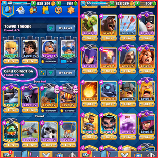 🎯FLASH SALE 7 YEAR OLD  ACCT👹 ARENA 23[]KT 15-XP 60 [] 9280 TROPHIES [] 103 MAX- 22 ELITE- 12 EVO 164 EMOTES[]12 SKINS - Image 7