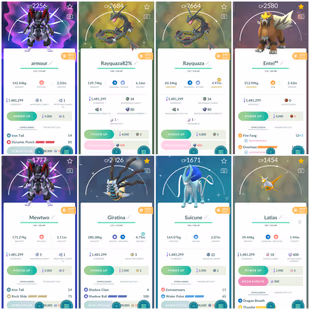 LEVEL 48 | 2x ARMOUR MEWTWO ( TRADEABLE  2019 ) | 2x SHINY RAYQUAZA ( TRADEABLE  2019 ) | 9 SL ( 6x TRADEABLE  2019-20 ) - Image 2