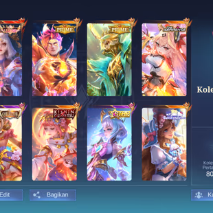EC125|LV 55|HERO 96|SKIN 398|EXALTED II|ALL EMBLEM MAX|LUNOX LEGEND|KARINA KOF|ANGELA KISHIN|GUINEVERE ASPIRANTS|2 PRIME - Image 1
