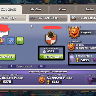 RAREST🔥 METEORITE BUILDER SKIN💎35 EQUIPMENT MAX - 6600 STAR - TH 18 - 5 HERO MAX - 29K CUP-GOLDEN HOG - WAR ARENA  - Image 5