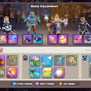 🔥TH 18 ALMOST MAX🔥XP 222- 7 EPIC EQUIPMENT MAX GG 26-HERO MAX-DEFENSE MAX-COSMIC SCENERY-NC YES-CAN GIVE BUYER MAIL - Image 5