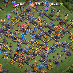 RANK / 21X SKINS 🎄 TH18 MAX BASE 🎄 SB-MAX!GG-MAX!MM-MAX!FB-MAX!RS-MAX!EB-MAX | HERO-105-105-95-80-55 | 243-XP | BH MAX - Image 1