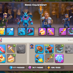 🔥[1100 CWL MEDALS-PREMIUM TH-14]🔥[6EPIC-S.BALL MAX-E.BOOT] | HERO-64-61-13-39-23 |  NC FREE | NEAR MAX DEF | LOW PRICE - Image 7