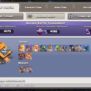 🔥Xp-237🔥 || Th18 || Good Epic Equipment || Heroes 100-100-81-75-50 || 6 Builders || Nc Available || Cheapest Account - Image 8