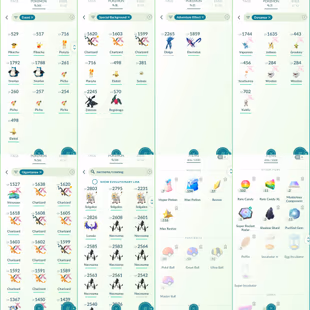 1912 Level 70 Eternatus Shiny GMax Charizard x3 (2 has Rare Dark Skies Background) Uxie100 Mesprit100 - Image 6