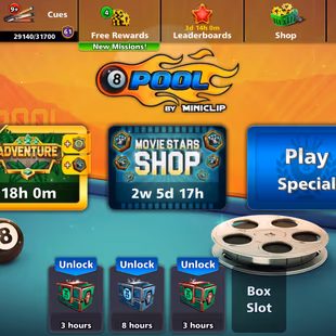 10 BILLION COINS ACCOUNT | Level 227 | 20 Legendary Cues | 4 Special Cues MAX | Miniclip Unlimited Password Changeable - Image 6