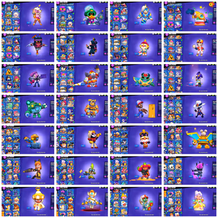 44K TROPHY - 9K BLING | 91 BRAWLER | 34 MAXED | 18 HYPERCHARGED | 252 SKIN | INSTANT DELIVERY - Image 8