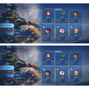 MOONTON | LV 88 | ⚡RECALL THUNDER EFFECT⚡ | BLAZING LAYLA - SPONGEBOB CYCLOPS - M7 GRANGER | HERO 104 | SKIN 152 | BP 7K - Image 4