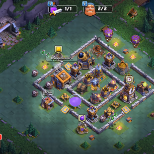 WROLD MOST RARE TH 11 ENGINEER-XP 172-ONLY ONE CANON-NO WALLS DEFENSE ANYTHING-NC YES-16800 GEMS-1549 MEDALS-BEST DEAL - Image 8