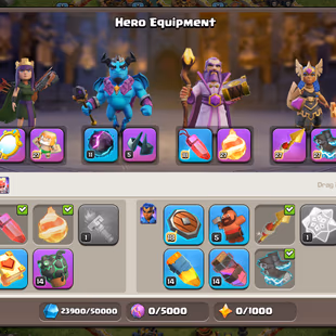 Th18 [1000-Cwl Medel] | Hero-80-98-80-50 | [Blacksmith [7-Epic Max] | Profile Strong | XP-222 | NC-Yes | BEST-DEAL   - Image 6