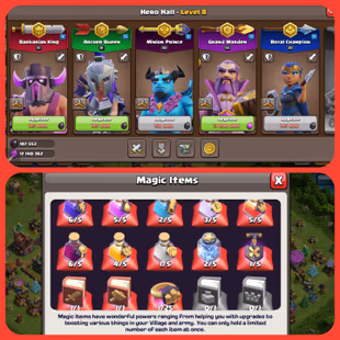 💥TH14 Almost Maxed | LV 242 |⚡ Transferred to the buyer's email | King81 Queen81 Minion60 Warden56 Champ30 - Image 5