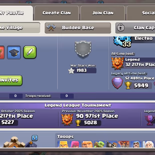 🔥[22406 GEMS]🔥TH 18 MAX || [ 6 EPIC EQUIPMENT MAX] || BK 105 AQ 105 MP 95 GW 80 RC 55 DD 25 || 1735 MEDAL || FREE NC - Image 4