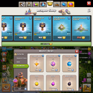 🔥TH-17 ALMOST MAX🔥XP-242! ALL MAX WALLS! 8X EPIC EQUIPMENTS! HEROES:-72-100-74-69-50-7! 11X PETS! FAST DELIVERY - Image 4