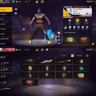 iOS/Android - Server EU - Level 54 - Rank Silver - Set 19 - Emote 14 - Weapon 104 - Mythic 13 - Epic 29 - Code1493 - Image 2