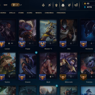 [LAS] 48 Skins | 72 Champions | Unranked (Ex Platinum 3) | Level 84 | INSTANT DELIVERY - Image 6