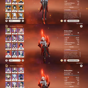 All Platform - EU - AR60 - 72 Charcter+31 5'Star - 11 Wephons 5'Star - Arlecchino - 139 Days Welkin Moon - Code789 - Image 5