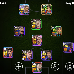 Amazing Account-Power 3217-Barcelona-Real Madrid Team-Rare 7 Manager-Eden Hazard 109-Adriano 105-Javier Saviola 105-Deco - Image 8