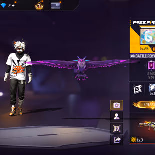 X183|Lvl 65|64 CHARACTER|184 COSTUME(13 MYTHIC)|AURUMDEUS SPORTSCAR|261 WEAPON(1 EVO+38 MYTHIC)|BOOYAH DAY 2021 UMP LVL  - Image 1