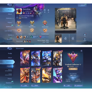 MOONTON | LV 133 | 2X EPIC RECALL | LEGEND FRANCO - TRANSFORMER ROGER - CC PARSHA - 10 LB | HERO131 | SKIN 385 | BP 456K - Image 2