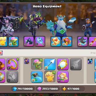 Th18 Almost Max | [5-Hero Maxed-Duke-15] | [Blacksmith [14-Epic Almost Max] | Wall Max Full | Defence Max | XP-254 | NC - Image 5