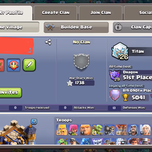 LEGEND ATB💎 DRAGON PLACE SCENERY 💎 HIGH TOWNHALL 18 - 101-105-85-80-52-9 HERO - HIGH EQUIPMENT - 500 GEM -BH 10 -CHEAP - Image 6