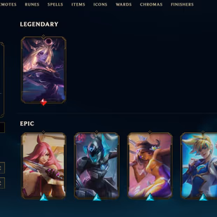 EUW[Server]/Hanmade/lvl10/Dark Star Lux (Legendary skin)/8 Month Xp Boost in Loot - Image 5