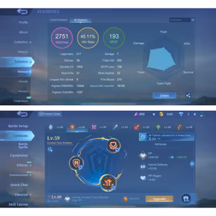 MOONTON | LV 79 | RECALL NEOBEASTS🔥 | COLLECTOR KUFRA🔥 - GAARA VALE - NEW STARLIGHT MIYA | HERO 87 | SKIN 95 | BP 6K - Image 3