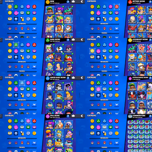Trophy 101K💎All 101x Brawler Max💎Running Mythic 1 Rank [] Prestige 96 [] Total Skins 558x [] Icones 622x [] Best-Deal - Image 5