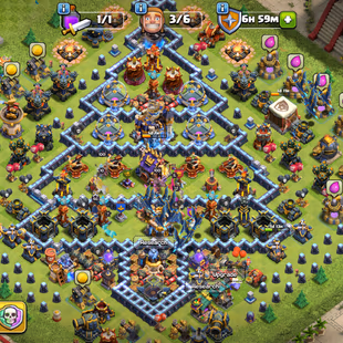 🔥EPIC SB-RS MAX!GG-EB-26!FB-20!XP 239!TH 18!HERO:100-100-79-72-46!NC YES!VERY STRONG DEFENCE! GREAT TROOPS!BEST DEAL  - Image 1