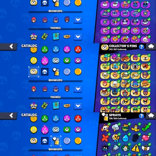 77K TROPY💎47 MAX|36 HYPER|10K COIN|380 SKINS💎94 RARE|157 EPIC SKINS|OLD BRAWL PASSES SKINS|509 ICONS|767 PINS|GODZILLA - Image 6