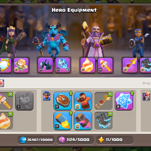 Th18 | Hero-74-86-72-47 | [Blacksmith [14-Epic Almost Max] | Defence Wall Almost Max | XP-245 | NC-Yes | BEST-DEAL - Image 6
