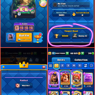 🎯FRESH STOCK] CLASH ROYALE KT15 | 10000 PB 👹| 11 ELITE | 12 EVO | 45 MAX | 99 EMOTES | ARENA 25 | INSTANT DLVR - Image 6