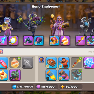 🔥TH 18 DEFENSE NEAR MAX🔥XP 242-HERO 88-88-85-80-55- 2 EPIC MAX 5 EPIC 26 LEVEL-DEFEBS ALMOST MAX-NC YES-DRAGON STATUE - Image 7