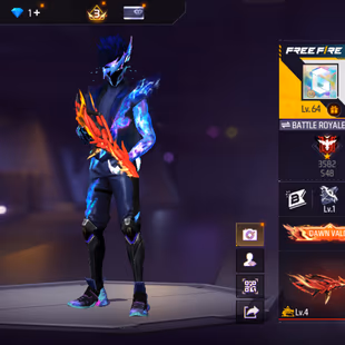 X144|Lvl 64|63 CHARACTER|INTERSTELLAR BUNDLE|177 COSTUME(18 MYTHIC)|242 WEAPON(2 EVO+39 MYTHIC)|DRACO M4A1 LVL 4|MEGALOD - Image 6