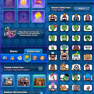Level 49 : KT 14 | 10000 Trophies | Wizard Hero : 11 Evolutions | 46 Emotes | Coc Linked - Free | Android/iOS - Image 3