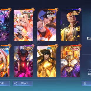 HYPER BASED PREMIUM ACCOUNT || EXALTED 2 || LEGEND 1 || EXQUISITE 11|| GRAND 11 ||HEROS 131 |SKIN-315 ||  - Image 2