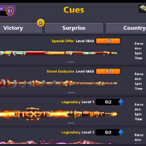 2 BILLION COINS 15 Legendary Cues 3 EVENT CUES MAXED OUT  65 CCP Instant Delivery 800 CASH Mini Login - Image 4