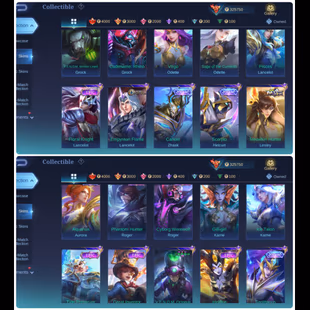 ML/ 71/ WORLD COLLECTOR/ 720 SKINS/ KOF ALL SKINS/ NARUTO 04/JJK 2/VESSEL AAMON/2 EPIC RECALL/HIGH WR 68/COLLECTOR YSS/ - Image 7