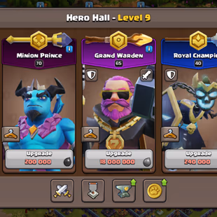TH15 FULL MAX! RARE/ SCENERY SKIN!! HEROES 90-90-70-65-40-10! SB/MAX GG/20 FB/MAX RS/20 EB/20! HERO SKIN 10X PAINTER SNR - Image 3